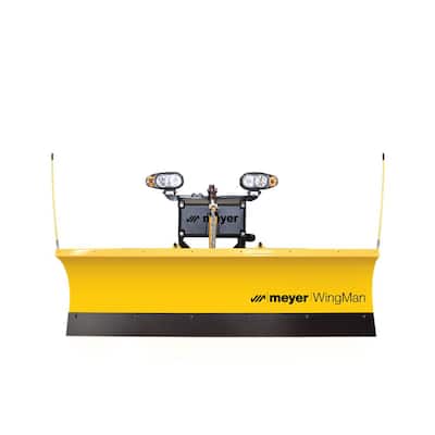 WingMan 81 in. x 22 in. Snow Plow With LED Lights for Receiver Hitch