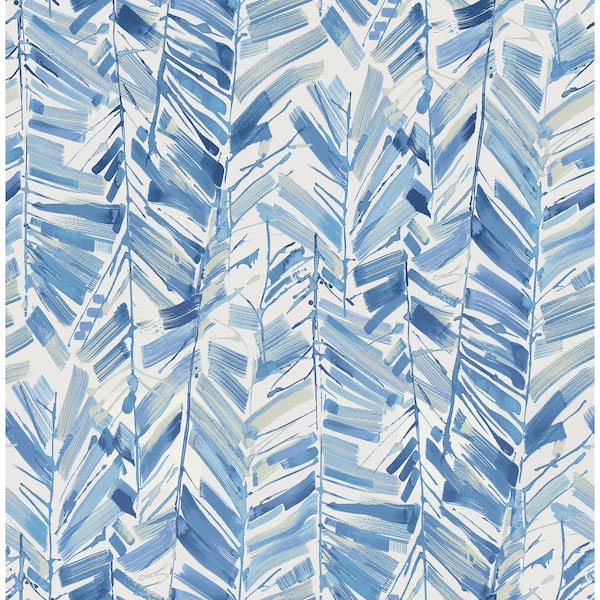 Tommy Bahama Chillin Out Bliss Blue Coastal Vinyl Peel and Stick Wallpaper Roll (Covers 30.75 sq. ft.)