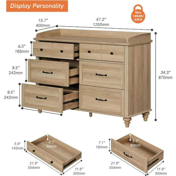 6 drawer baby dresser best sale