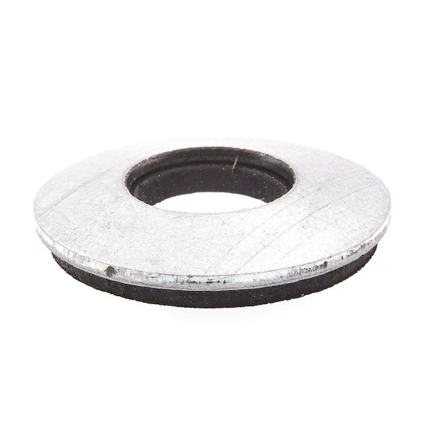 5/16 in. x 3/4 in. O.D. Galvanized Steel Bonded Sealing Washers (25-Pack)