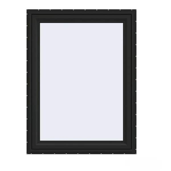 JELD-WEN 36 in. x 48 in. V-4500 Series Bronze Exterior/White Interior ...