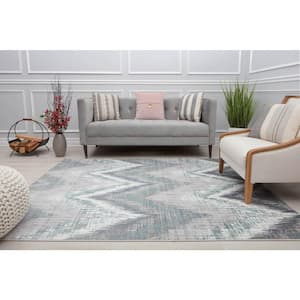 Rugs America Spring Mint 8 ft. x 10 ft. Indoor Area Rug