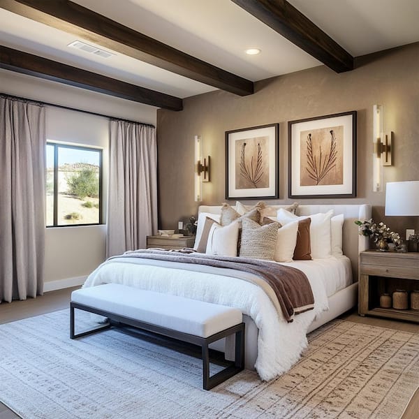 YUYI 24.8 in. 2-Light Antique Gold Wall Sconce, Vanity light