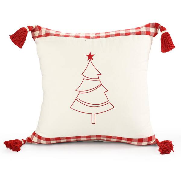 tree throw pillow