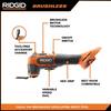18V Brushless Cordless 4-Tool Combo Kit with (1) 4.0 Ah and (1) 2.0 Ah MAX Output Batteries, 18V Charger, and Tool Bag