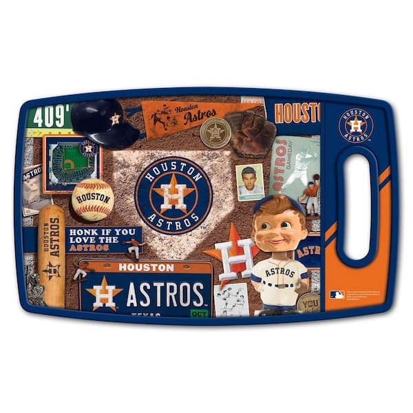 MLB Houston Astros Retro Series Polypropyene Cutting Board