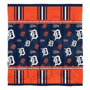 Rotary 5-Piece Multi-Colored Detroit Tigers Full Size Polyester Bed in a Bag Set