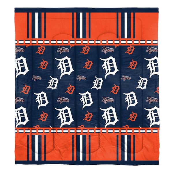 THE NORTHWEST GROUP Rotary 5-Piece Multi-Colored Detroit Tigers Full Size Polyester Bed in a Bag Set