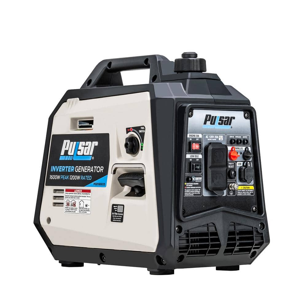 UPC 814726028114 product image for 1600-Watt Recoil Start Gasoline Powered Inverter Generator with CO Alert | upcitemdb.com