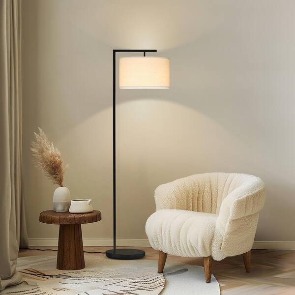 Brightech Montage LED Arc Floor Lamp - Tall Reading Lamp For Living Room Or Bedroom, Bronze Finish, 5ft Tall