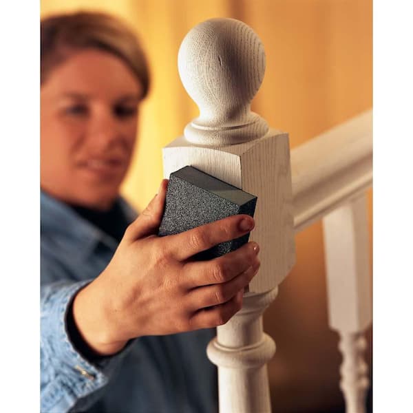 3M 4.5 in. x 2.5 in. x 1 in. 120 Fine Grit Block Sanding Sponge 3 Sponge Pack CP001 3PK LG The Home Depot