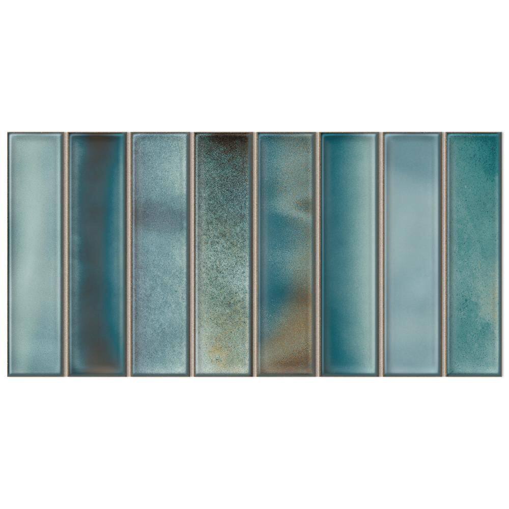 Borealis Aqua 6 in. x 12 in. Ceramic Wall Take Home Tile Sample price history on PriceWatchPro