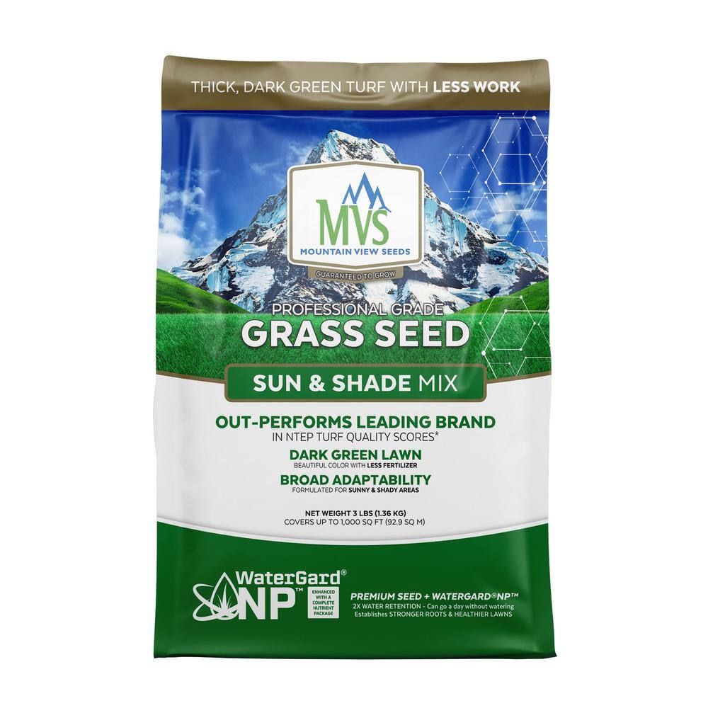 Sun and Shade 3 lbs. Grass Seed 111970 The Home Depot