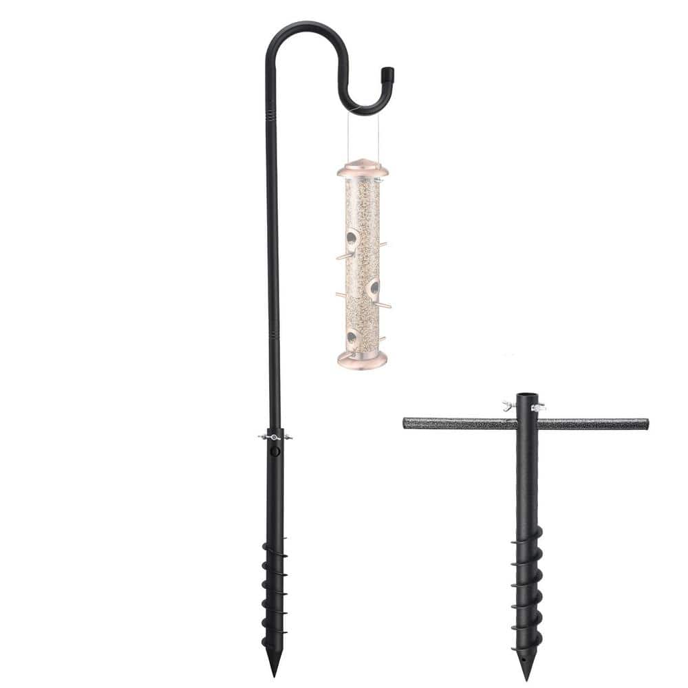 108 in. Shepherds Hooks Tall Hummingbird Feeders Stand