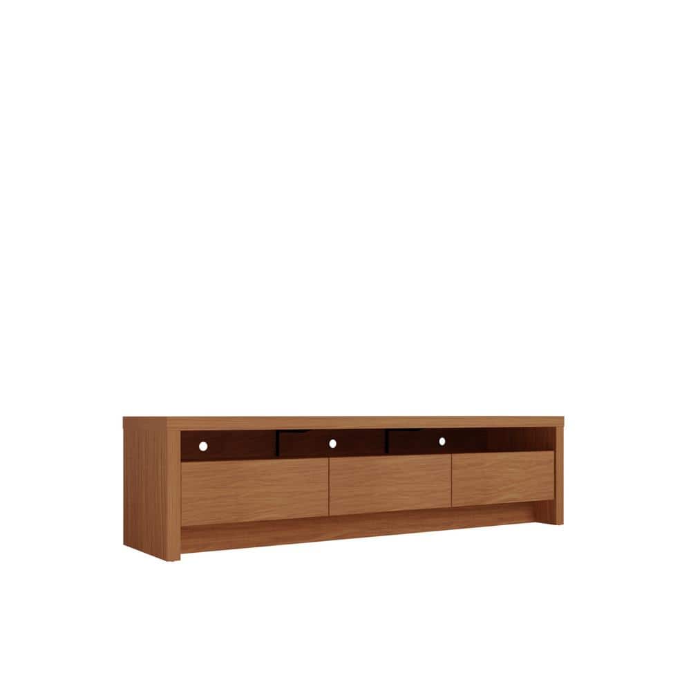 Sylvan Maple Cream Modern TV Stand with Discreet Storage