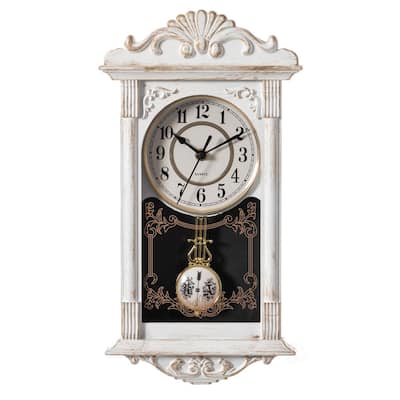 HomeRoots Dahlia Abstract Brass Table Clock 365076 - The Home Depot