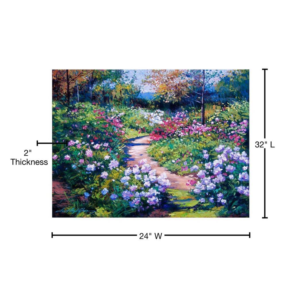 David Lloyd Glover Nature's Garden Wrapped Canvas Art