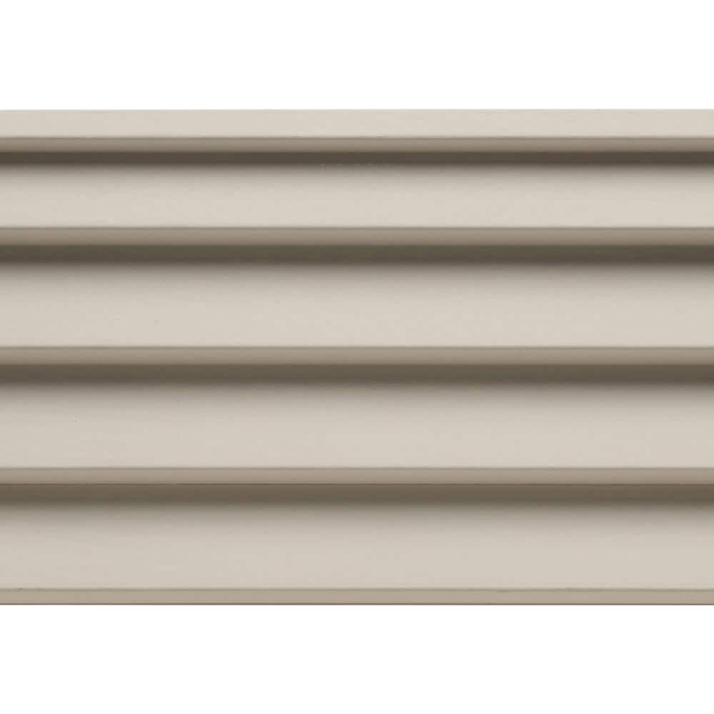 Primed White Wood Crown Moulding, 96" Length, 5.5" Width
