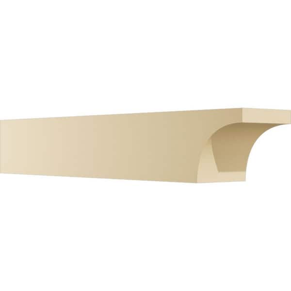 Ekena Millwork Standard Huntington 6 in. W x 6 in. H x 36 in. D Signature Urethane Rafter Tail Outlooker