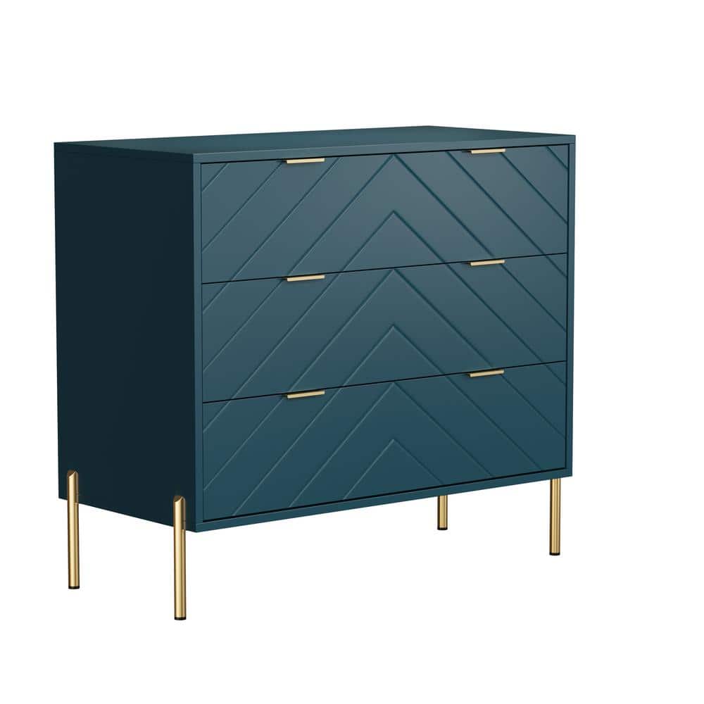 Clihome 15.75-in W x 32-in H Mdf Teal Freestanding Utility Storage Cabinet