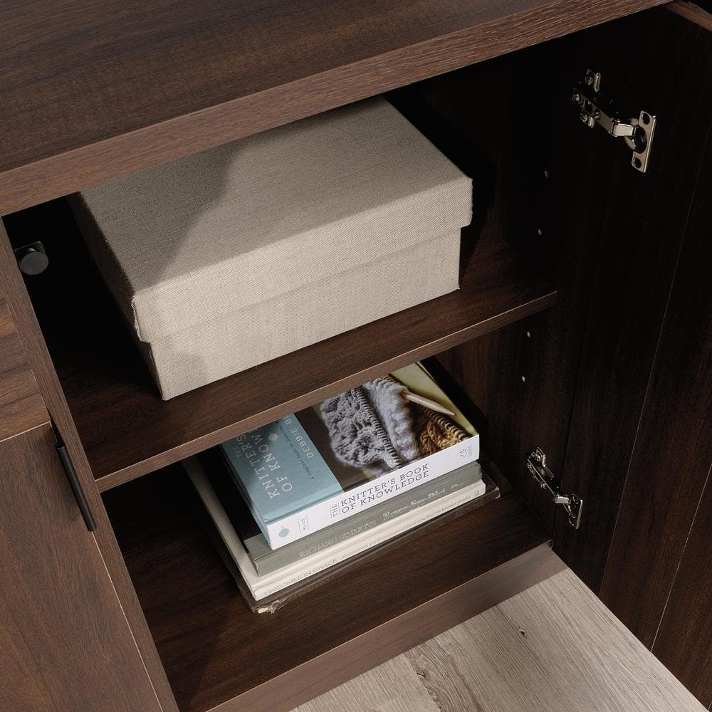 Englewood Spiced Mahogany 72" Engineered Wood Credenza