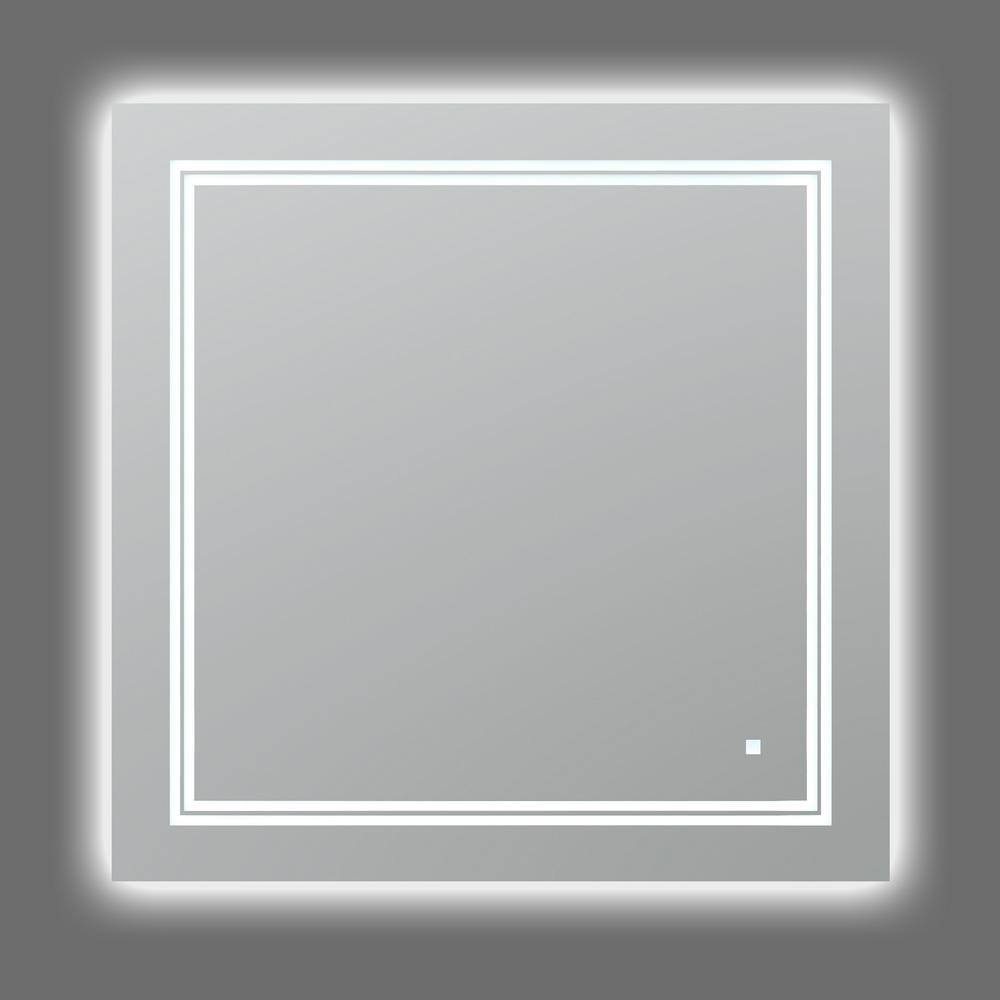 AQUADOM Soho LED Mirror with Defogger and Dimmable, Backlit + Front Lit.