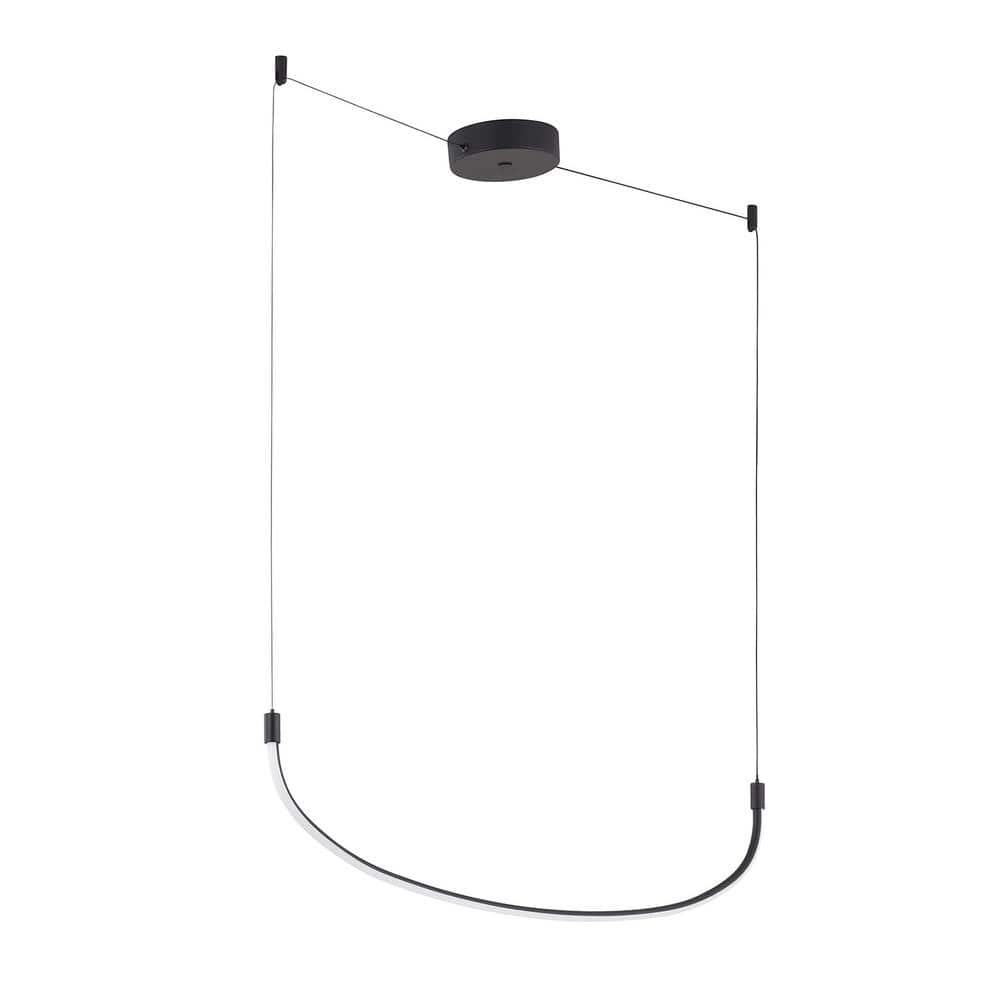 Talis Black Aluminum LED Island Pendant Light