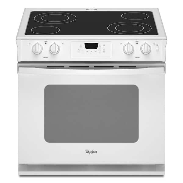 Whirlpool 4.5 cu. ft. Drop-In Electric Range with Self-Cleaning Oven in White