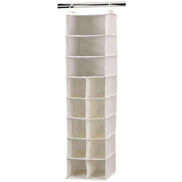 Household Essentials 45 5 In H 10 Pair, Hanging Closet Organizer With Plastic Shelves