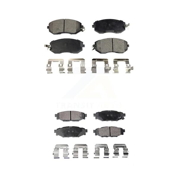 TEC Front Rear Ceramic Brake Pads Kit For Subaru Forester Impreza Outback XV Crosstrek Legacy KTC-100237