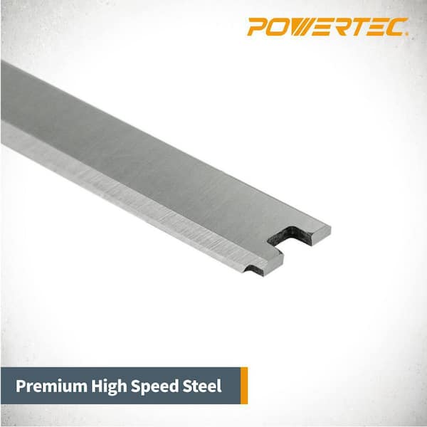 POWERTEC 13 in. High Speed Steel Planer Knives for RIDGID R4330, R4331, TP1300LS (6-Pack)