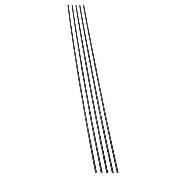 PALISADE Black Ice 94 in. Vinyl Backsplash Accessory Trim(5-Pack)