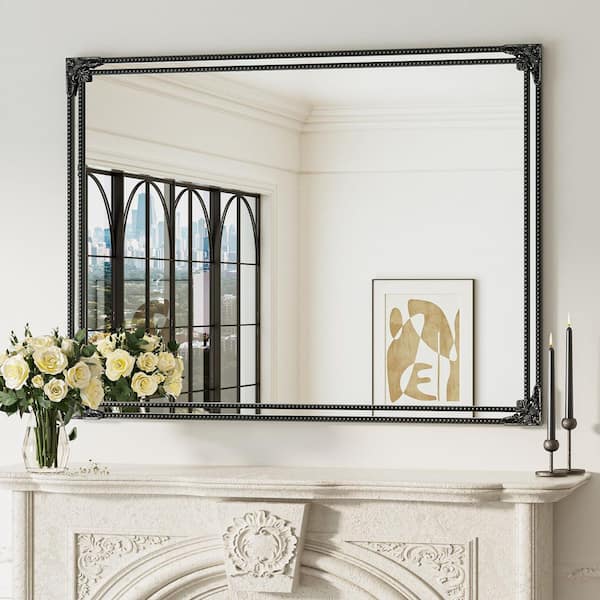 KeonJinn 48 in. H x 36 in. W Framed Rectangular Vintage Mirror