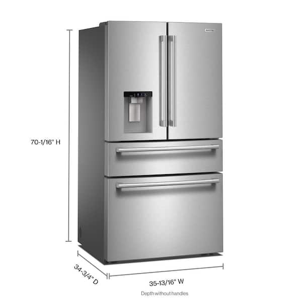 Maytag 36 in. 28.9 cu. ft. Freestanding French Door Refrigerator