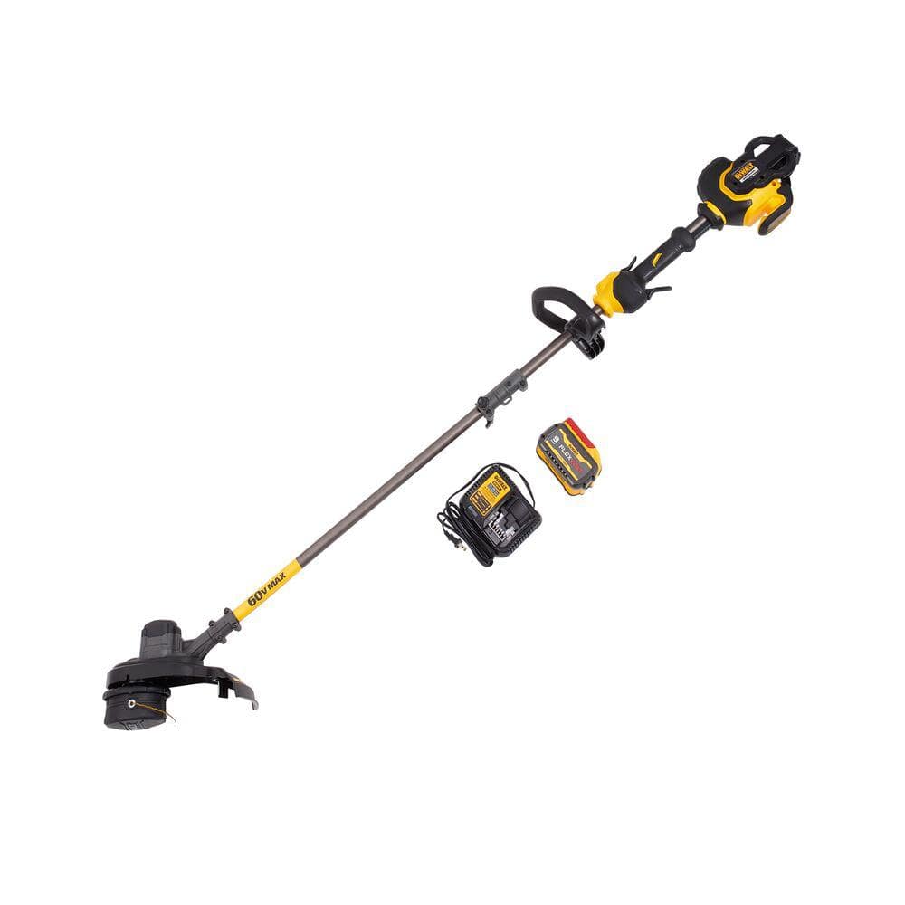 DEWALT FLEXVOLT 60V MAX 15 in. Brushless Cordless Battery Powered String Trimmer Kit with (1) FLEXVOLT 3 Ah Battery and Charger