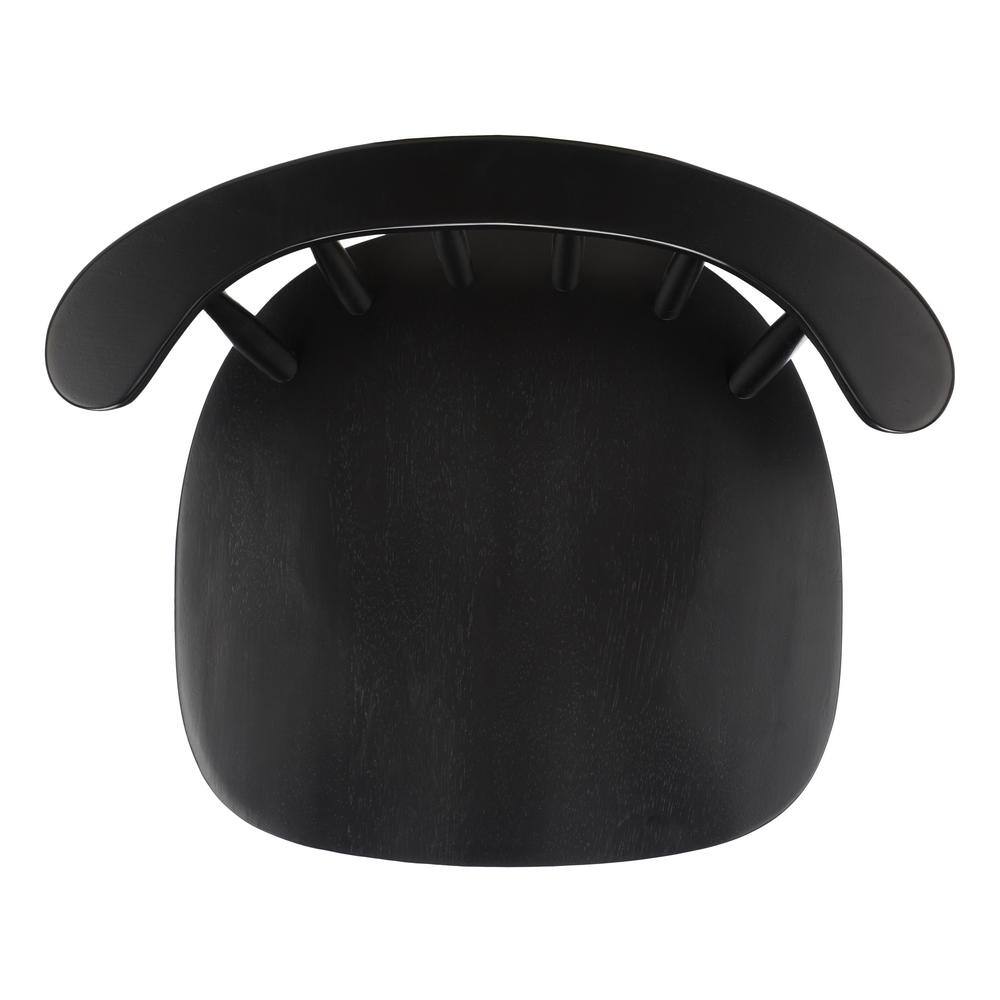 Black Swivel Backless Wood and Metal Counter Stool