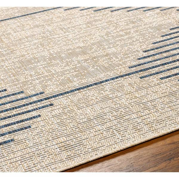 Peroti Taupe Doormat 2 ft. x 3 ft. Indoor/Outdoor Area Rug