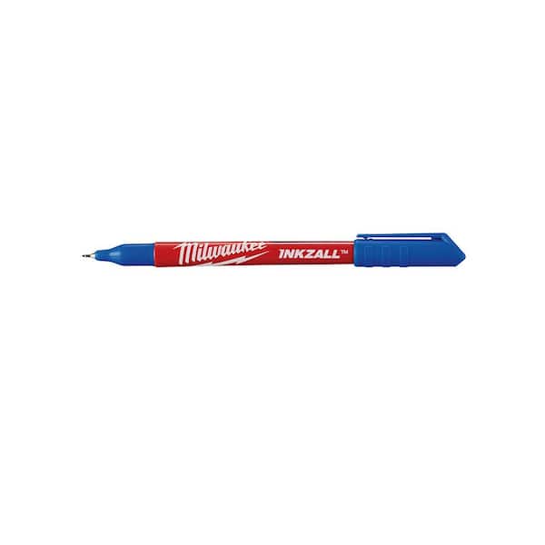 Milwaukee 48-22-3162 12 Pack INKZALL Blue Ultra Fine Point Pens
