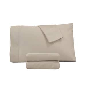600 TC Egyptian Cotton Fawn Sheet Sets King Breathable and Durable