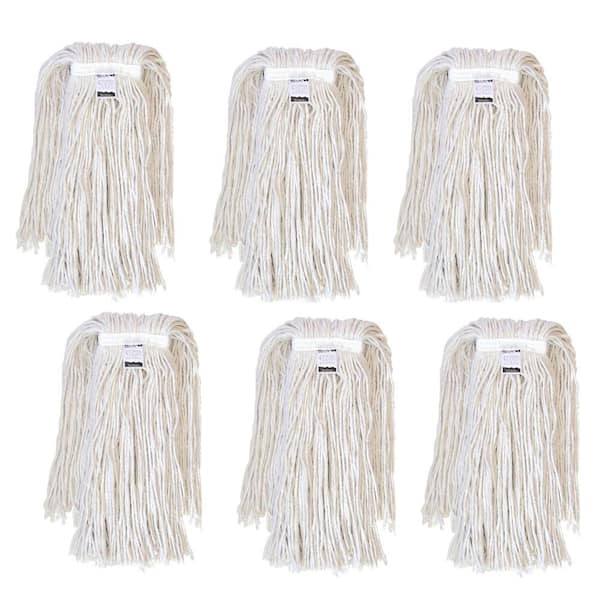 Ti-Dee American #32, 4-Ply Cotton Mop Head with Cut-Ends (6-Pack)