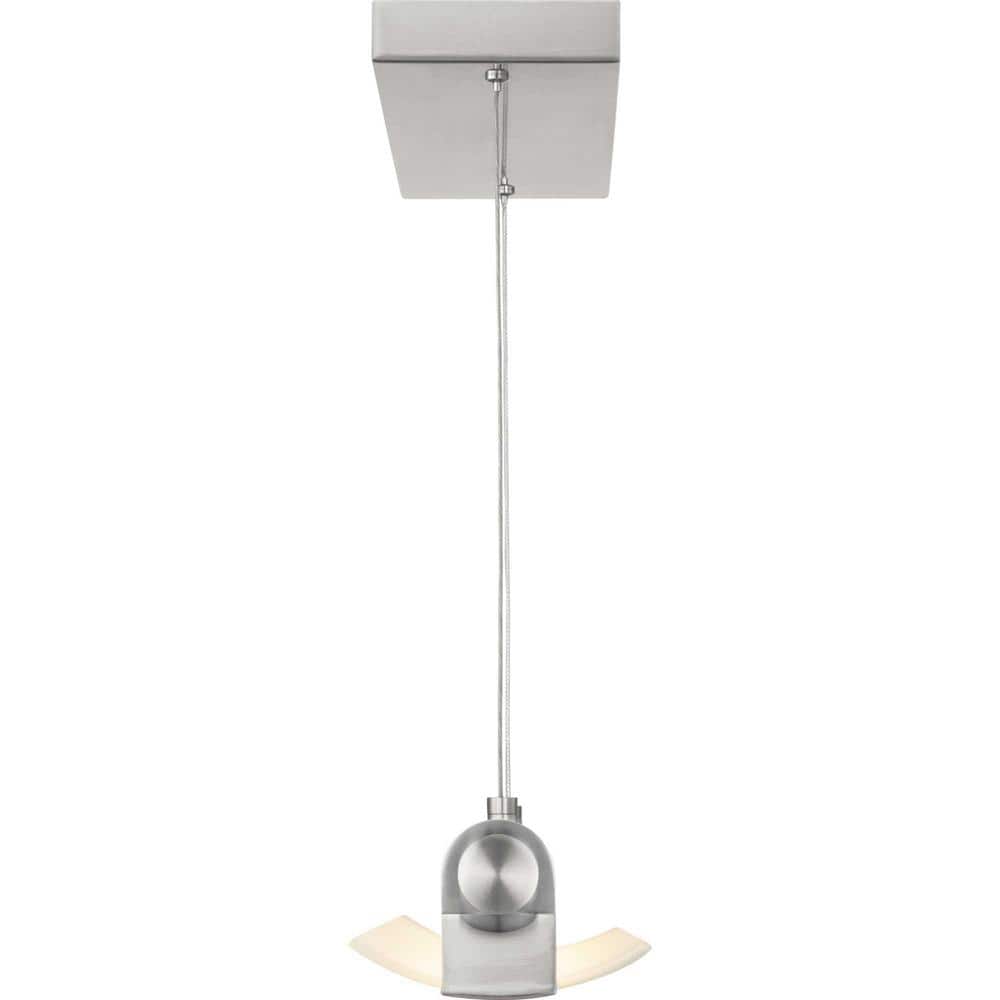 Brushed Nickel 45" LED Indoor/Outdoor Linear Pendant Light