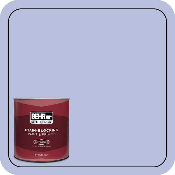 BEHR ULTRA 1 qt. #MQ4-31 Stardust Evening Extra Durable Flat Interior Paint & Primer