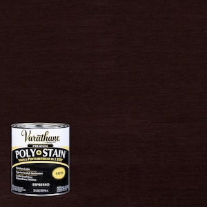 1 qt. Espresso Satin Oil-Based Interior Stain and Polyurethane (2-Pack)