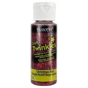 DecoArt 2 oz. Craft Twinkles Black Glitter Paint DCT14-3 - The Home Depot