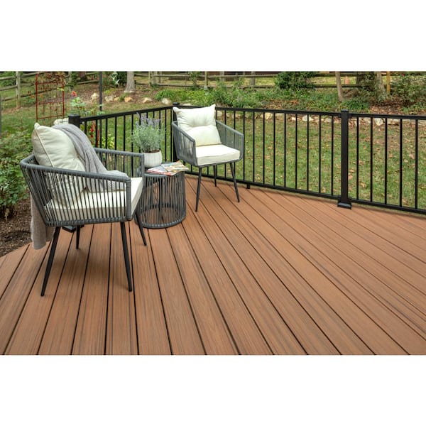Trex Transcend 2-in x 6-in Havana Gold Square Composite Deck Board (32-Pack)