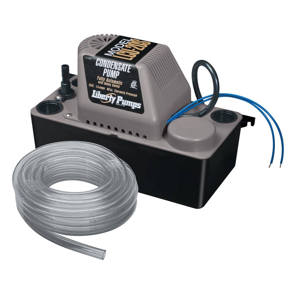 Liberty Pumps LCU 115-Volt Condensate Removal Pump with Safety Switch and  Tube LCU-15ST The Home Depot