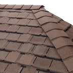 Timbertex Weathered Timber Double-Layer Hip and Ridge Cap Roofing Shingles (20 lin. ft. per Bundle) (30-pieces)
