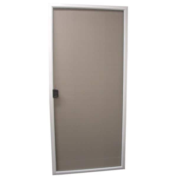American Craftsman 30 In X 80 50 Series White Aluminum Sliding Patio Insect Screen Door 5500 Scrn The Home Depot Insect Screen Door, Andersen Sliding Patio Door Insect Screen