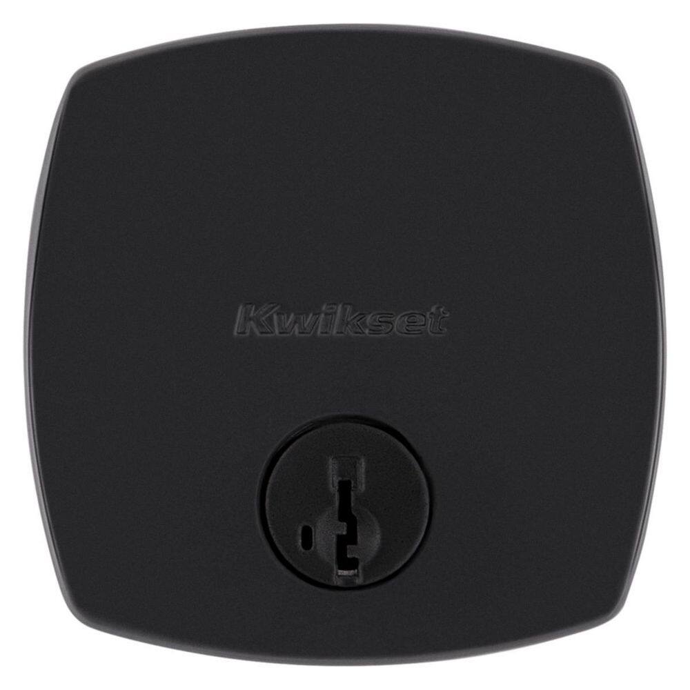 Matte Black Universal Single Cylinder Deadbolt Lock
