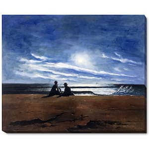 Moonlight - WH by Winslow Homer Gallery Wrapped Unframed Nature Oil Painting Art Print 18 in. x 22 in.